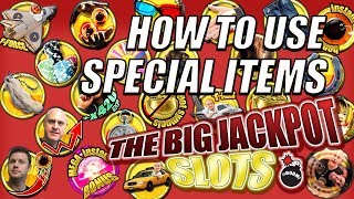 How to use Special items | The Big Jackpot Slot App screenshot 4
