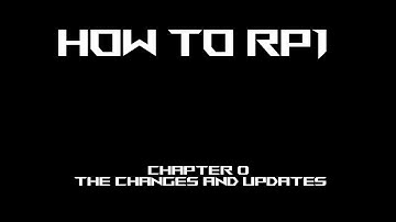 How To RP1 - Ep:0 - The updates and changes