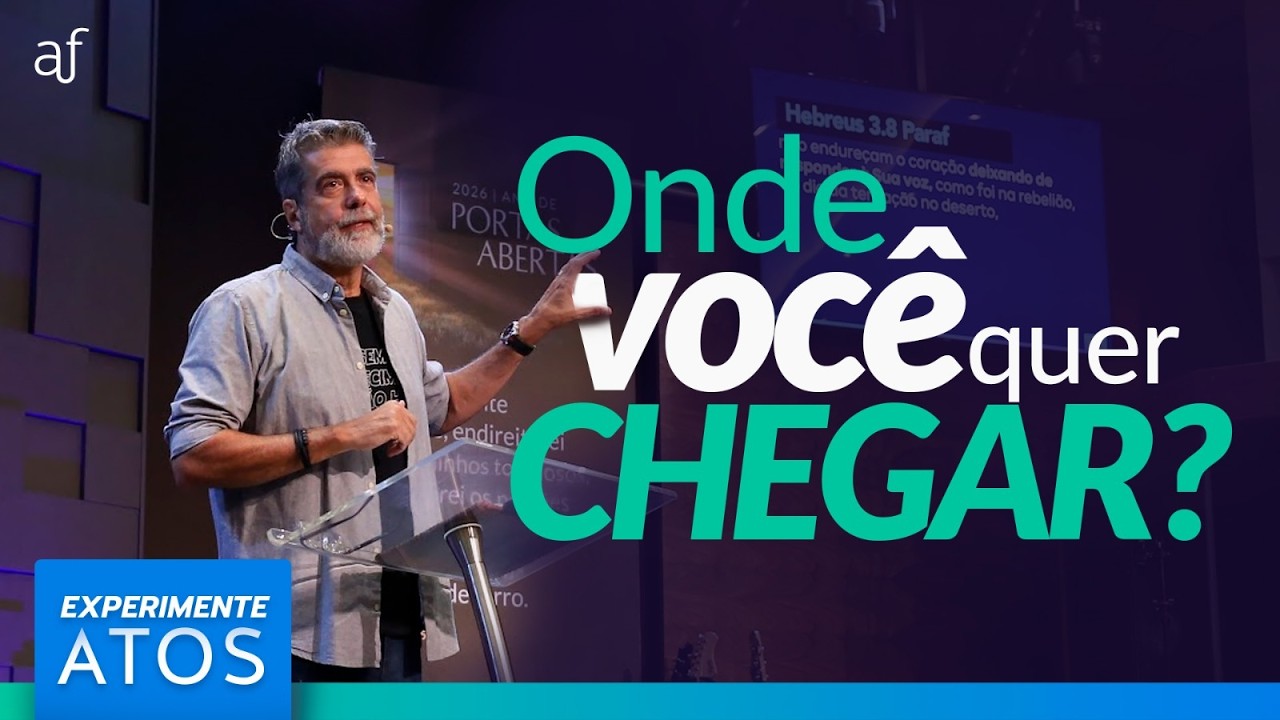 Onde você quer chegar? • Pr. Helio Peixoto