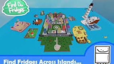 I found Street Art Fridge in Roblox Find The Fridges