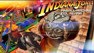 Williams Indiana Jones Pinball Machine Idol Ball Lock ..."I'm Making This Up As I Go." Repair