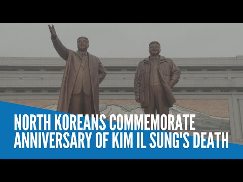 North Koreans commemorate anniversary of Kim Il Sung's death