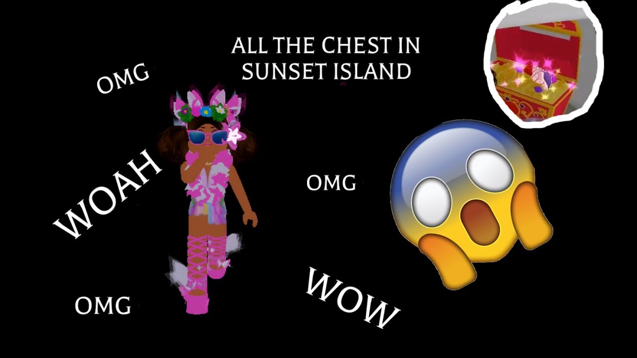 All The Chests In Sunset Island Royale High Youtube - the ultimate diamond guide for sunset island roblox