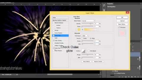 How to create fireworks in Photoshop | Photoshop tutorial