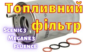 Топливний фільтр  Megane 3 Scenic 3 Fluence DCI Конструкція Вибір