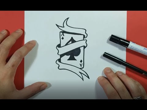 Como dibujar una carta de poker paso a paso | How to draw a poker card -  thptnganamst.edu.vn