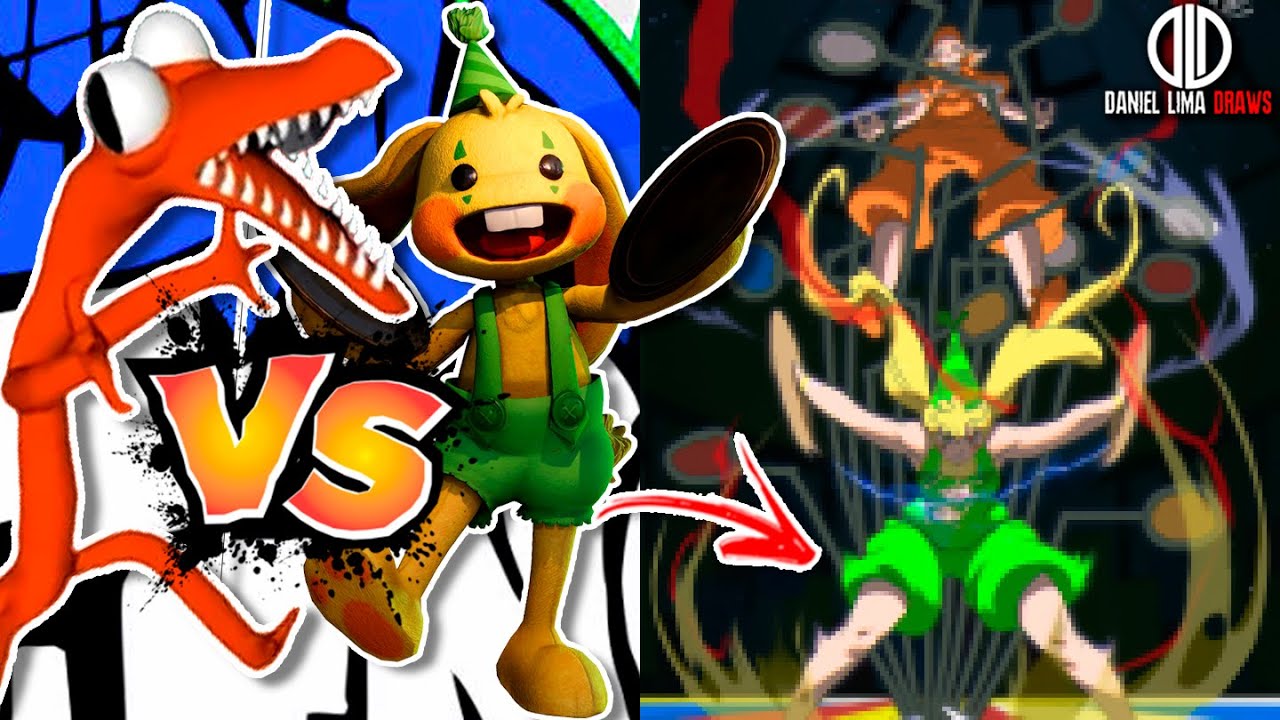 Bunzo Bunny VS Orange (Poppy Playtime VS Roblox Rainbow Friends