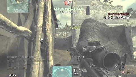 Mw3 Infected Knife v Barrett: ALL PROOO