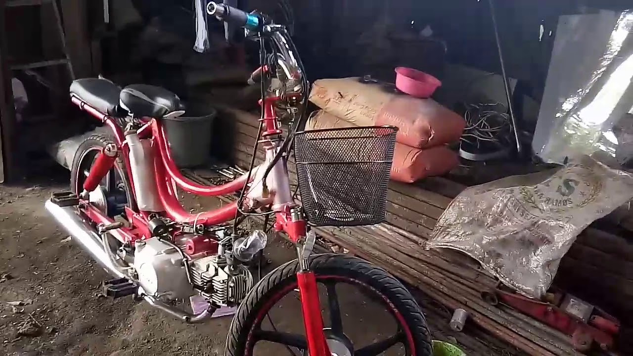 Motor Jadi Sepeda Mini YouTube