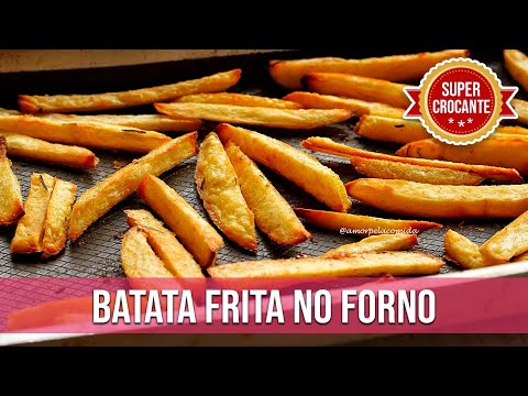 Vídeo: Como Cozinhar Batatas Fritas No Forno