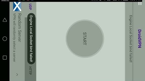Solution to DROID VPN in case of "Engine local socket bind failed!"  CONNECTED