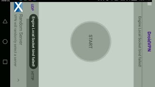 Solution to DROID VPN in case of "Engine local socket bind failed!"  CONNECTED