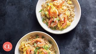 Shrimp Fried Cauliflower Rice | Cooking Light