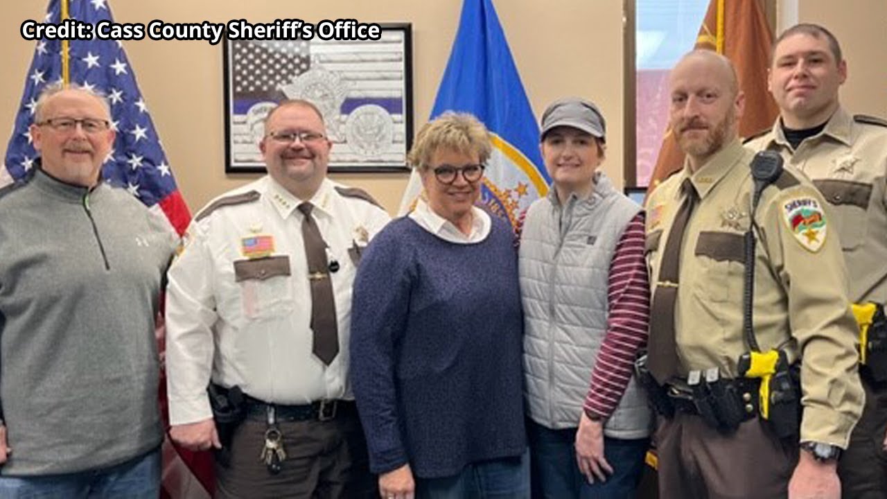 Cass County Deputy Receives Lakes Area Heroes Donation YouTube