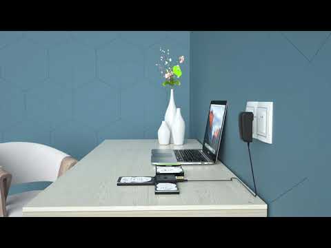 UNITEK Y-3322A - USB3.0 to IDE+SATA Adaptor with One Touch Backup function