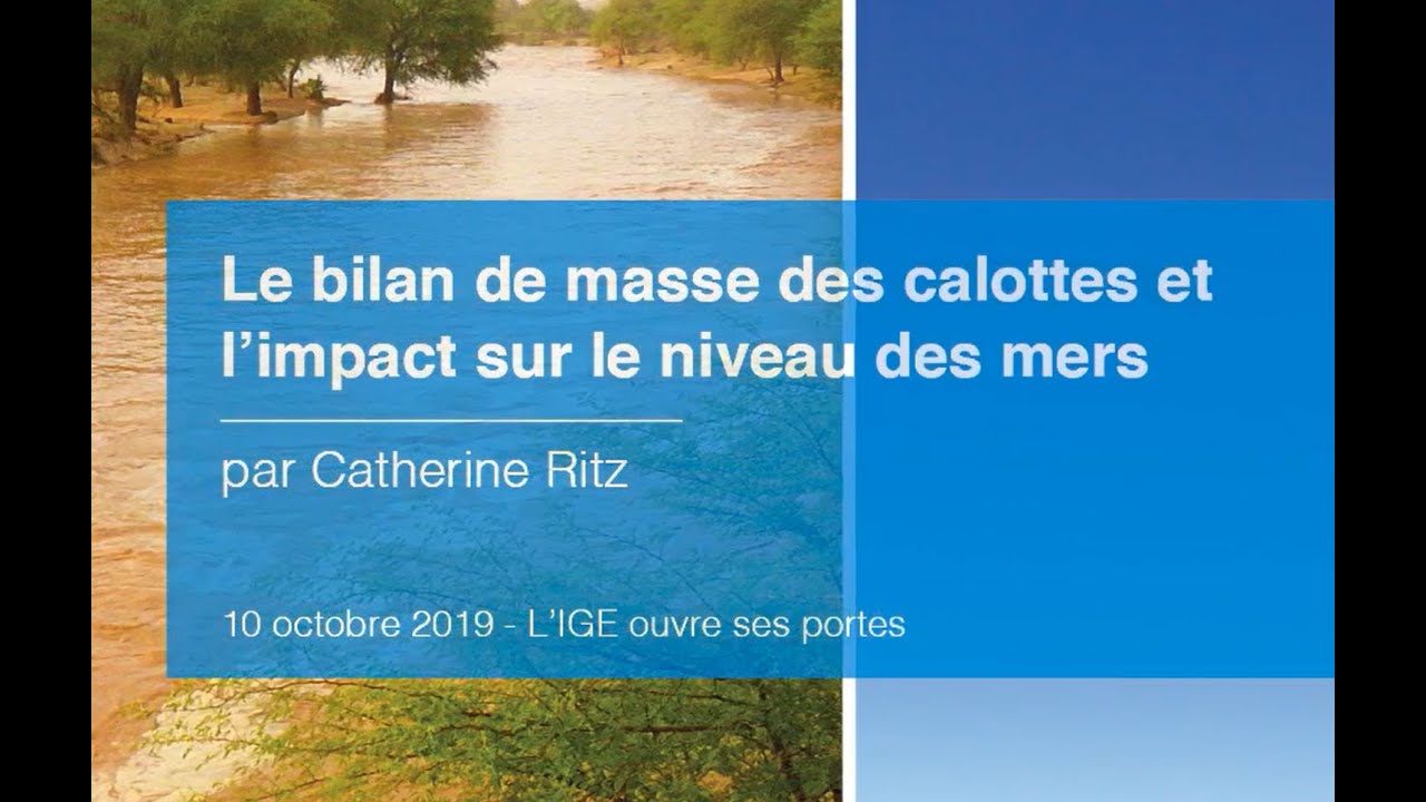 Le bilan de masse des calottes et l'impact sur le niveau des mers I ...
