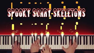 Spooky Scary Skeletons (Original) Piano Duet Feat. Jonathan Morris chords