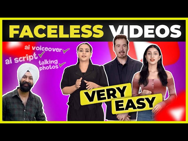 How to make Faceless Youtube videos with Ai 🤩✨ in Hindi class=