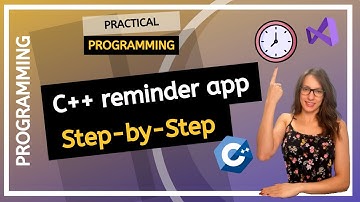 Eenvoudige C++ GUI-app - Herinneringsapp in 15 min (stap-voor-stap)