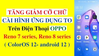Cách cài đặt cỡ chữ trên điện thoại Oppo – vietnamblackberry