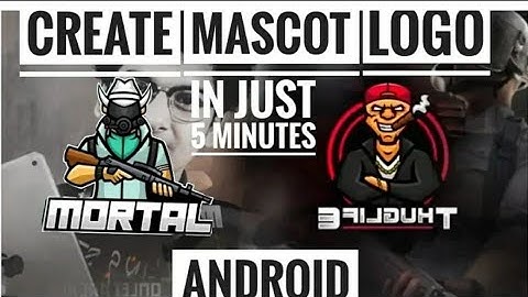 How to make Mascot Logo Like Soul Mortal And 8 Bit On Android in just 5 Minutes.