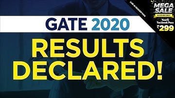 GATE 2020 Result Declared! | How to Check GATE Civil, ECE, Mechanical & CS Scorecard