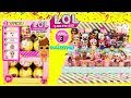 LOL SURPRISE Series 3 FULL COLLECTION With Cupcake JR + Full Case of LOL LITTLE SISTERS Unboxing