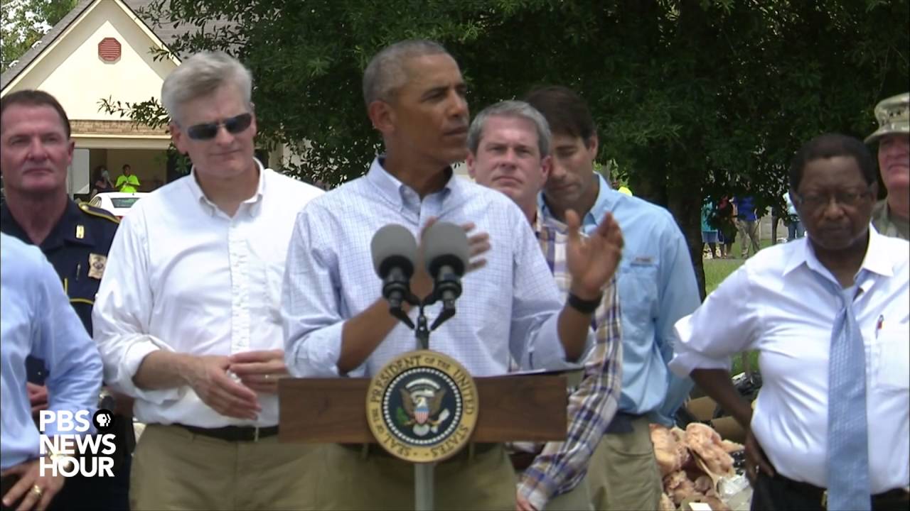 Watch President Obama speak from Louisiana