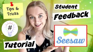 Using Seesaw to give feedback to your students (2020) screenshot 3