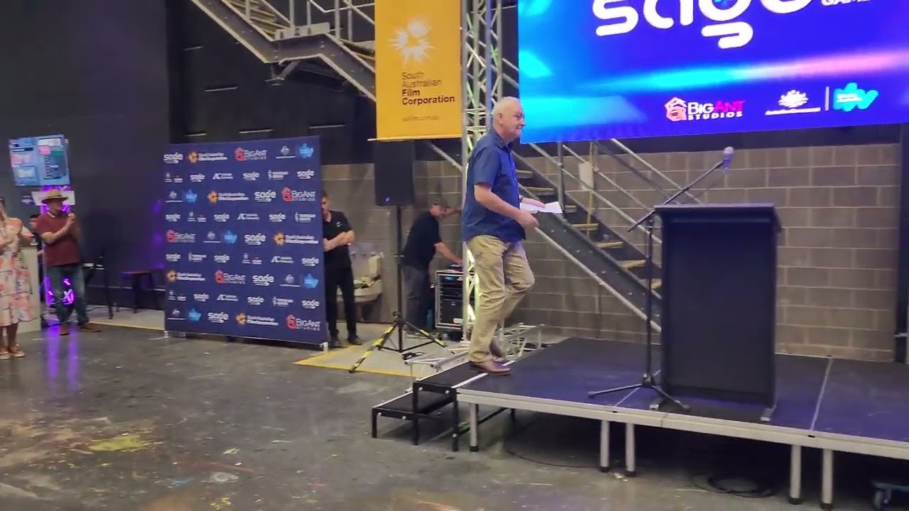 SAGE South Australian Game Exhibition 2026 Opening ceremony. 