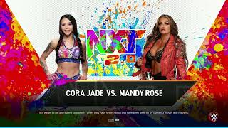 Wwe 2K23 Cora Jade Vs. Mandy Rose - Wwe Nxt 2.0