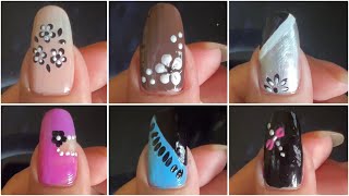 ✨ DIY Nail Art with Household Items 🧷 || Beginners Friendly & Aesthetic Designs