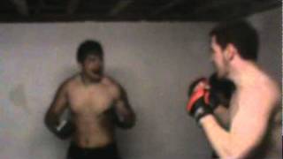 Underground MMA- Anthony v.s. Eric round one