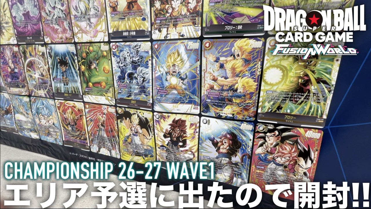 DBFW] I went to the Dragon Ball Championship 26-27 Wave 1 Tokyo
