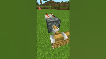How to make a Redstone Clock? #shorts #minecraft