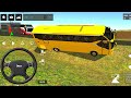 BUS SIMULATOR INDONESIA|| Bus🚌 Driving👮♂️ City euro Coach bus Simulator 🔥-Android Gameplay Bus 2024