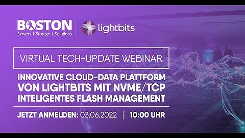 INNOVATIVE CLOUD DATA PLATTFORM MIT NVME TCP INTELIGENTES FLASH MANAGEMENT