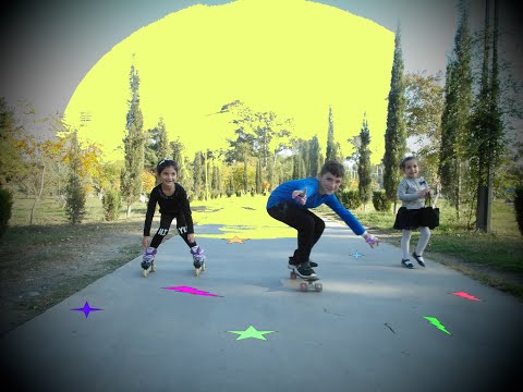 გორგოლაჭები VS პენიბორდი ... რუსთავის პარკი )