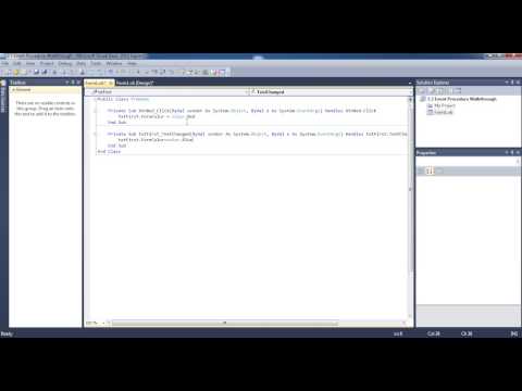 2 3 Event Procedure Walkthrough