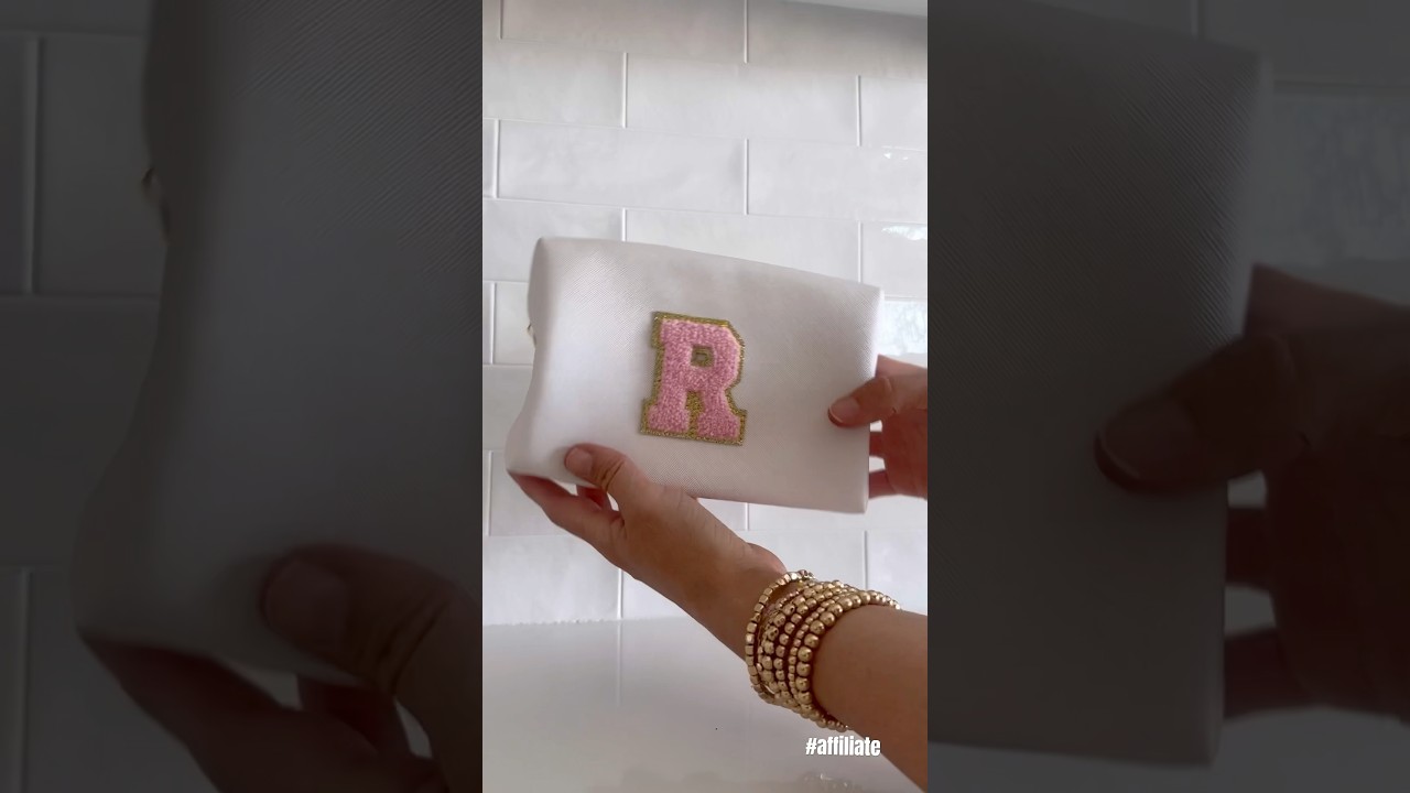 The cutest monogrammed bag!