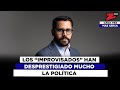 Yuri Enrique: los “improvisados” han desprestigiado mucho la política