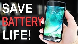 Some neat tips to help you save iphone 7 battery life on ios 10!the
bad: the came last when pitted against samsung galaxy s7, htc 10 and
lg g5, ...