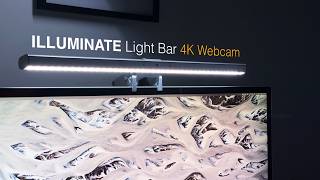 This Monitor Light Bar Has a Built-In 4K Webcam | illuminate USB-C Light Bar with 4K Webcam