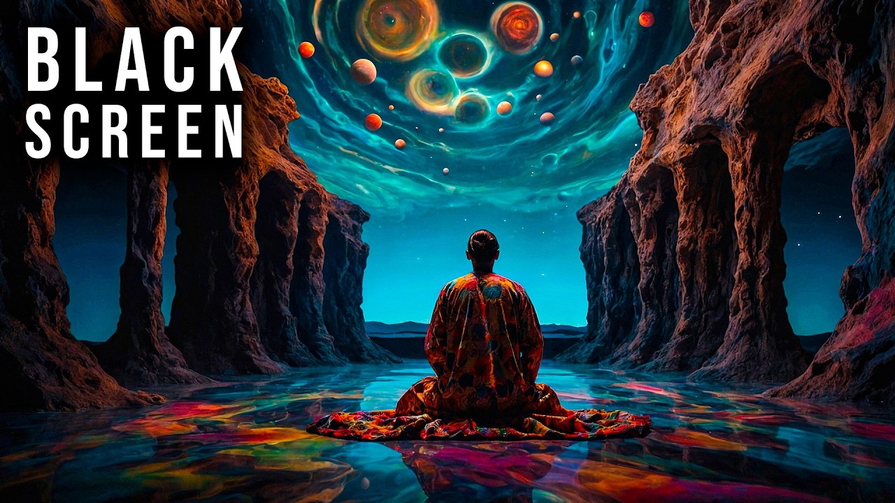 Visit Parallel Dimensions | Deep Dreaming REM Sleep Music | Black Screen Theta Waves Hypnosis