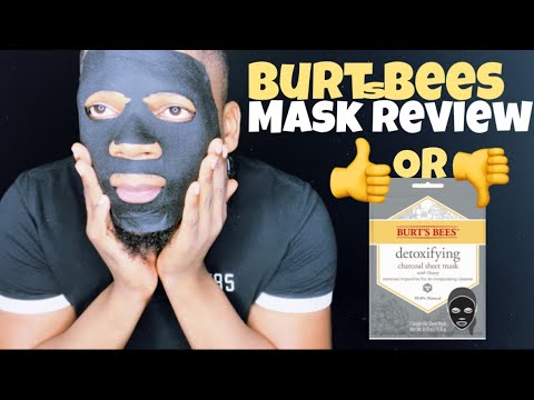 Burt’s Bees Face Mask Review (detoxifying charcoal sheet)