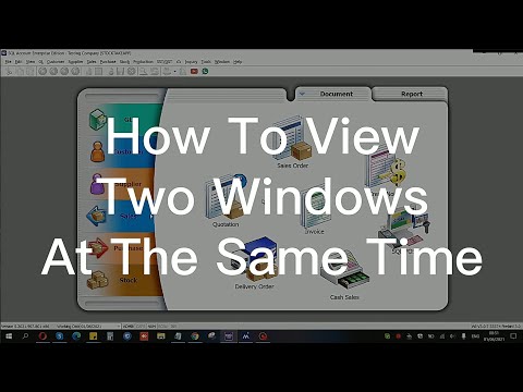 How To View Two Windows At The Same Time 如何同时开启两个窗口