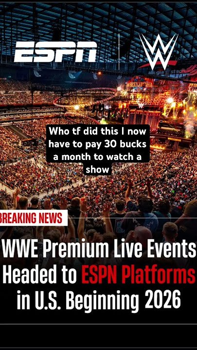 I am not made of money. #wwe #wrestling #espn