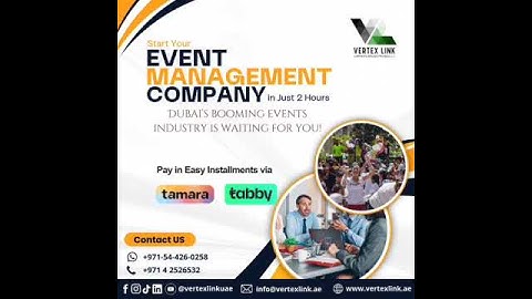 Dreaming of running your own Event Management Company? Certex Link handle everything for you..
