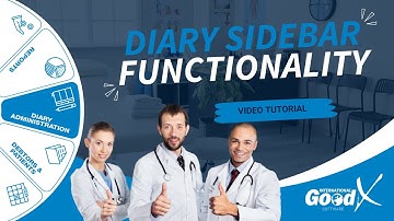 GoodX Web App - Diary Sidebar Functionality