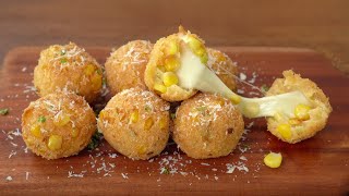 콘치즈볼 황금비율 레시피 :: 맛이 환상, 감자치즈볼 만들기 :: No Eggs :: Corn Cheese Ball Recipe :: Potato Cheese Ball